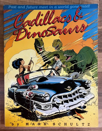 Cadillacs dinosaurs graphic - cadillacs,