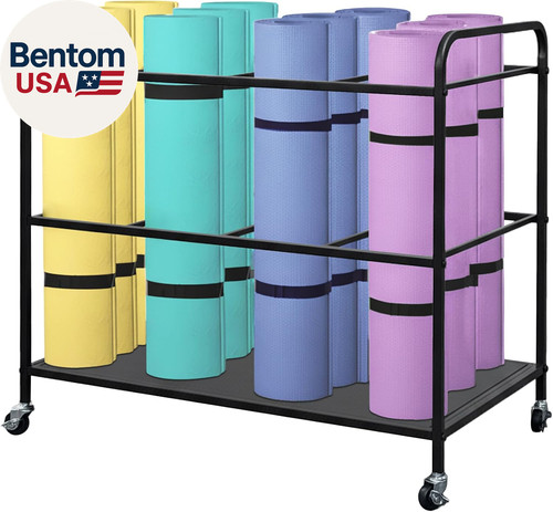 Yoga mat rack storage basket - yoga,