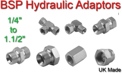 Hydraulic fittings bspp - bspp, male