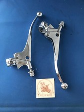 British 7/8" Chrome Lever Set