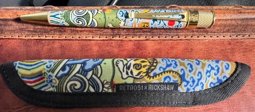 Retro pen chinese tiger - -,