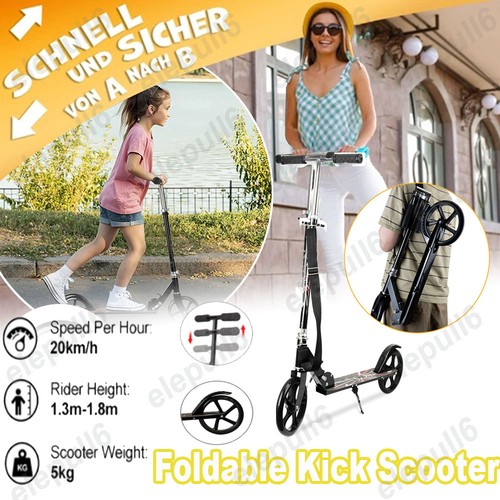 Folding adult scooter big - folding,