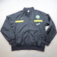 Celtic Football Jacket Large Black Training Tracksuit Carling Nike 2009 2010 Men