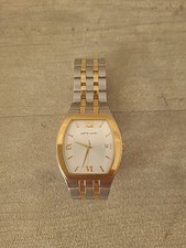 PIERRE CARDIN Two Tone Wrist Watch Quartz Stainless Steel New Battery