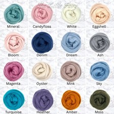 Merino Wool Roving Needle/Wet