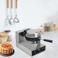 1300W Electric Waffle Maker Non-stick Commercial Waffle Machine Honeycomb Shape