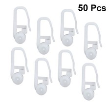 50 Pcs Plastic Hooks Curtain