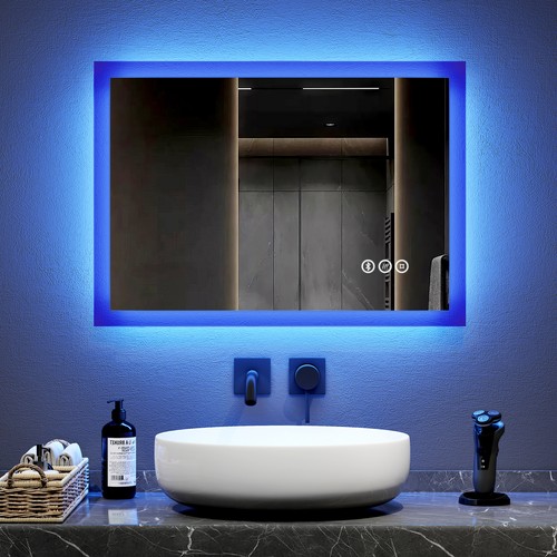 Emke bluetooth bathroom - bathroom, mirror