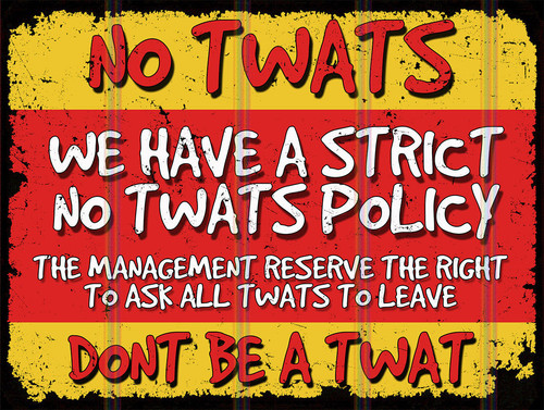 Twats retro tin - retro,