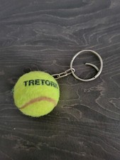 Tretorn Advertising Keychain Tennis Ball Miniture Rare Collectable Memorabilia 