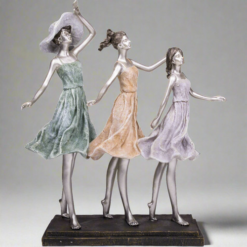 Three girls figurine 43cm - three,