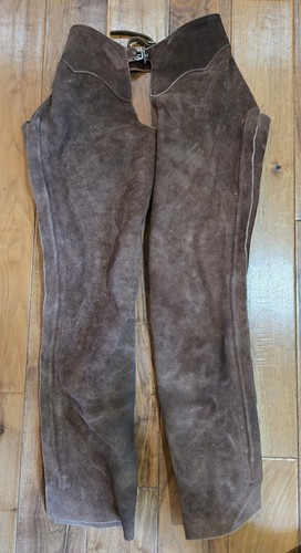 Suede leather chaps small - chaps,