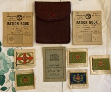 WW2 1943 ID Card and 2 Ration