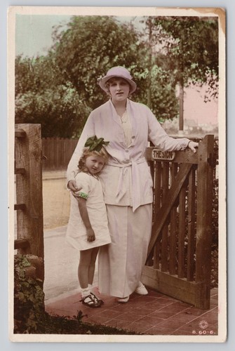 Rppc british beauty actress - british,