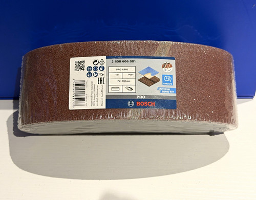 Bosch pro x440 sanding belts - sanding,