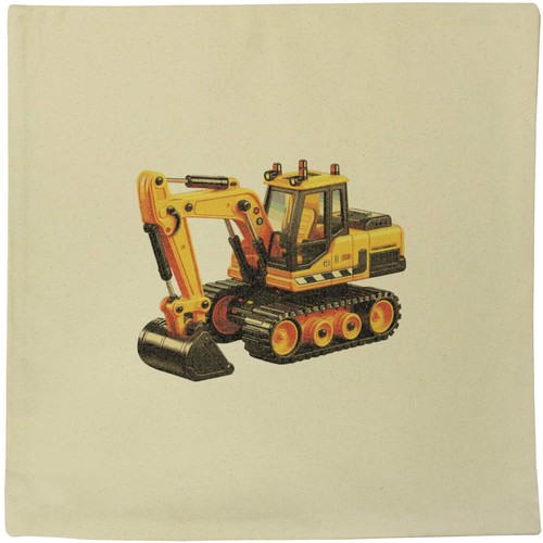 Toy excavator digger canvas - 'toy,