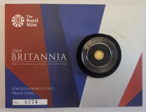 2014 gold proof 40oz - gold,