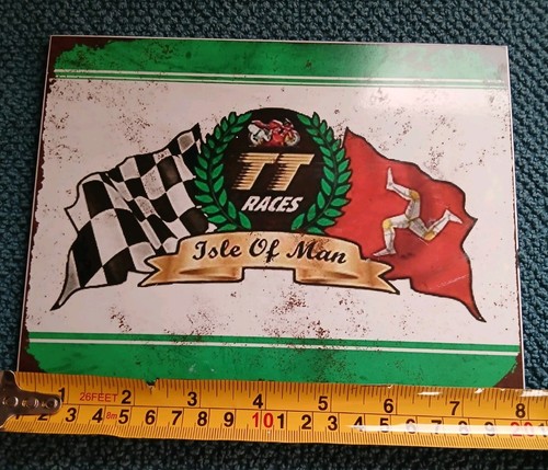 Isle man races plaque - tt,