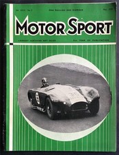 MOTOR SPORT Magazine MAY 1955 #No.5 TF MG MIDGET TESTED