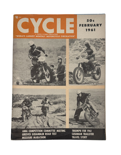 Cycle magazine february 1961 - cycle,