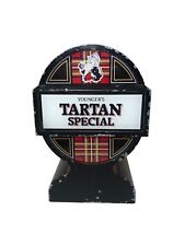 Vintage Youngers Tartan Special Font Pump Top Light Untested Rare