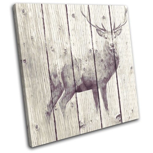 Painting vintage stag - vintage, deer