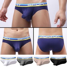 Mens Ice Silk Briefs Seamless