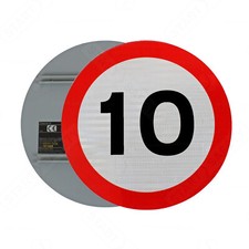 10 MPH 10MPH Speed Limit Sign