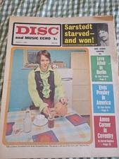 Vintage DISC & MUSIC ECHO Magazine 1 MARCH 1969 Amen Sarstedt Elvis Hopkin Nme
