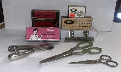 Lot vintage office - lot, supplies