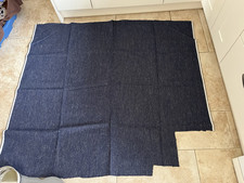 1.4 x 1m approx Laura Ashley 'Harley Plain' Dark Seaspray FR Upholstery Fabric