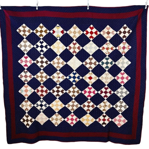 Antique 1880s indigo - indigo, blue