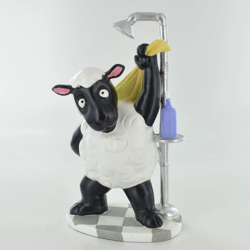 Comical sheep the shower - comical, in