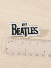 Vintage The Beatles Enamel and Brass Pin Badge