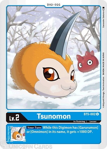 Bt5 002 tsunomon uncommon - bt5-002,