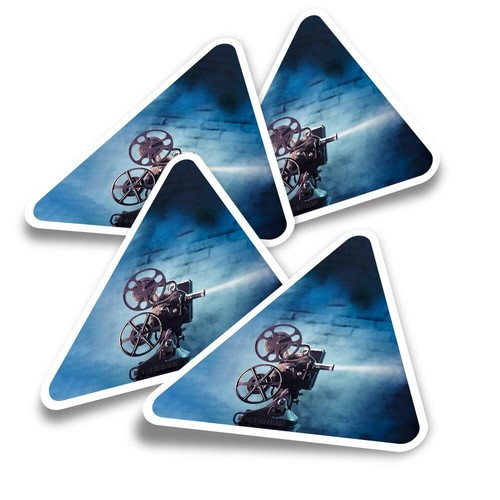 Triangle stickers vintage - 4x,