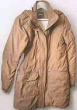 Ice Peak Size 40 (12) Padded Coat Tan Warm Winter Ski Snowboard Detachable Hood