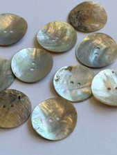 Mother of Pearl buttons Ivory