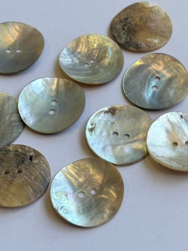 Mother pearl buttons - mother, ivory