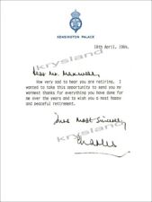  KING CHARLES III  AUTOGRAPH