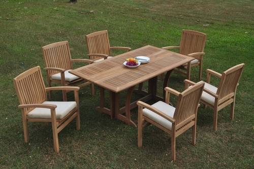 7pc grade teak dining - 7pc,