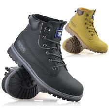 Mens Hiking Walking Military Army Combat Memory Foam Work Ankle Biker Boots Size