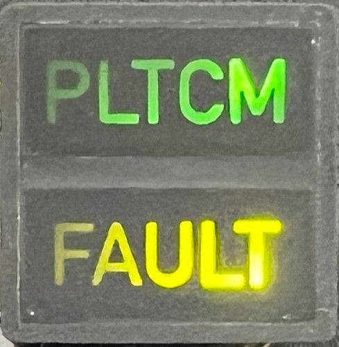 Aircraft light lens indicator - aircraft,