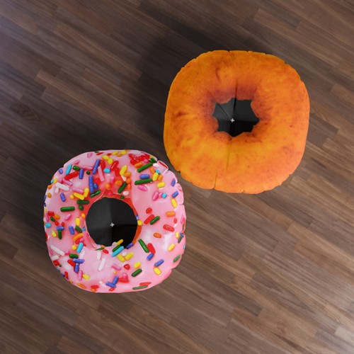 Donut tufted floor - donut, pillow