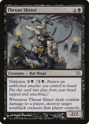 Throat slitter uncommon - throat, slitter,