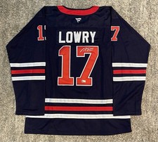 Adam Lowry Signed Winnipeg