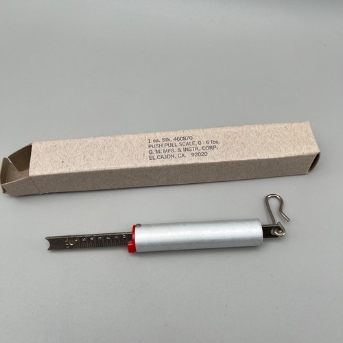 Vintage push pull scale - 0-6, lb