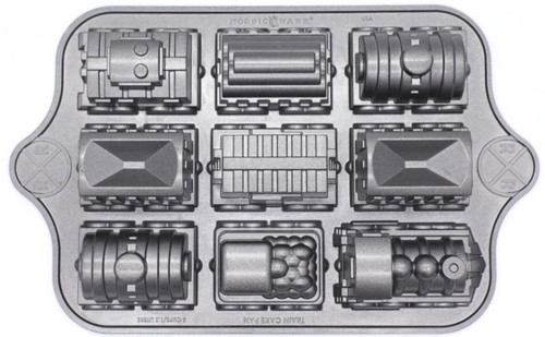 Nordic ware train cars cake - cars,