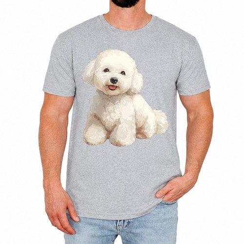 Cute bichon frise mens shirt - mens, t-shirt