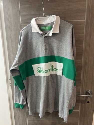Benetton rugby shirt - rugby, l